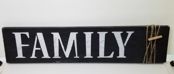 How to Make a Family Photo Display Sign