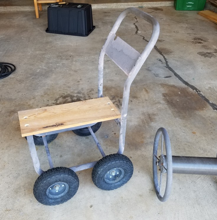 How to Make a Diy Garden Cart from a Hose Cart - Mixed Kreations