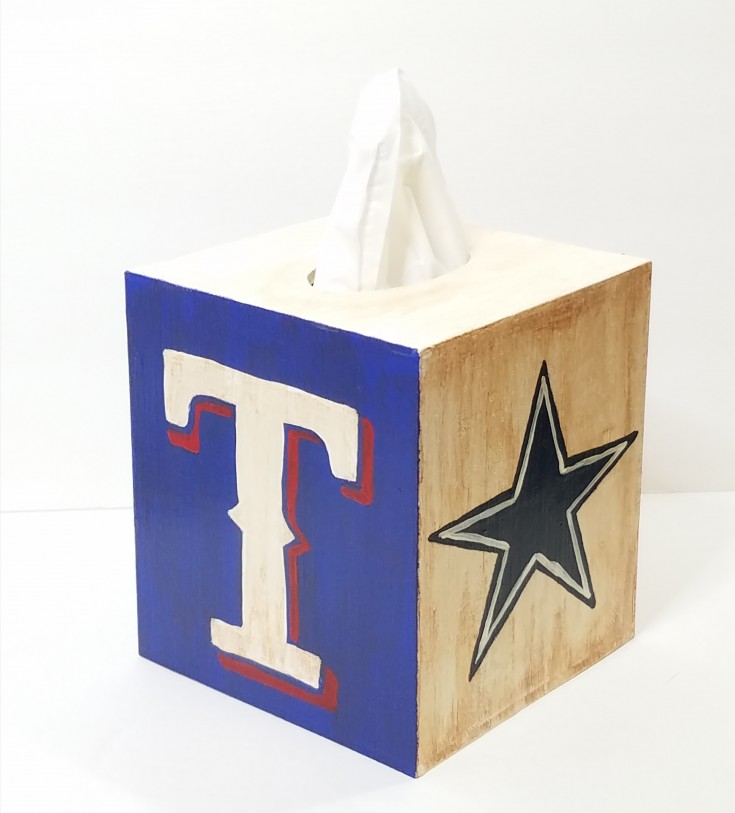 Dallas Cowboys Tissue Box Cover on CraftIsArt