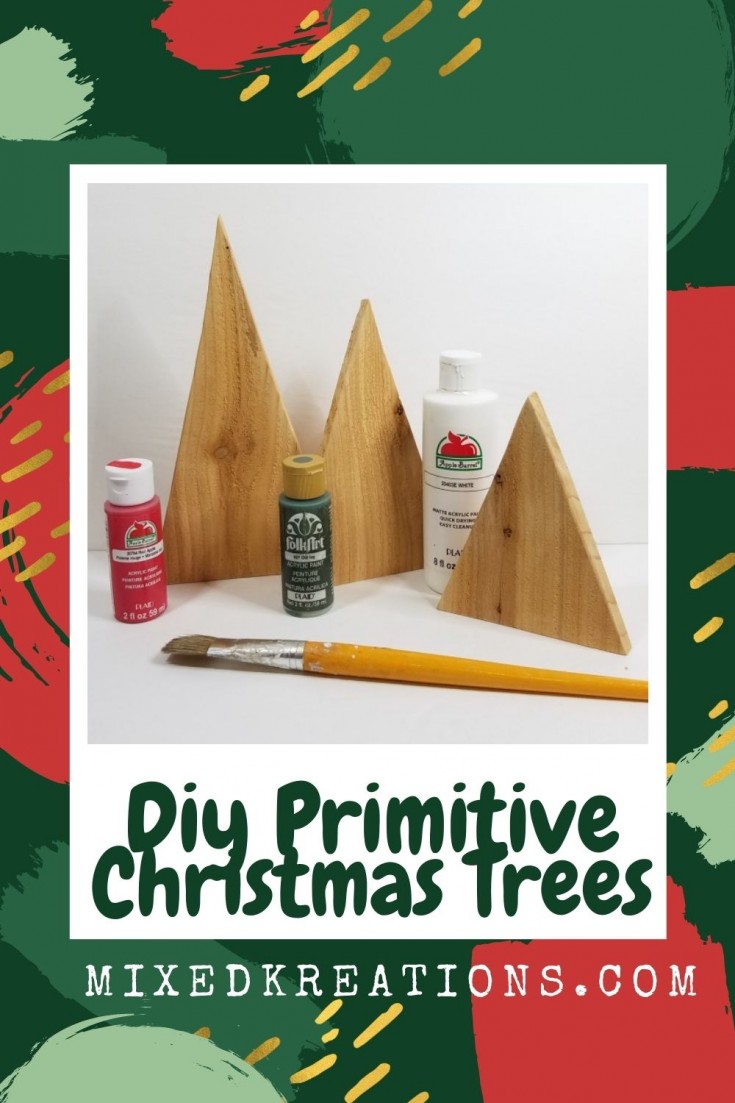 Diy Primitive Christmas Trees 