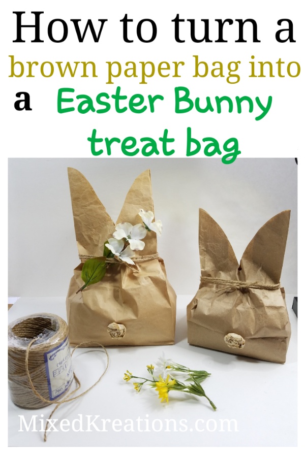 How to make a bunny treat bags, diy bunny treat bags, MixedKreations.com
