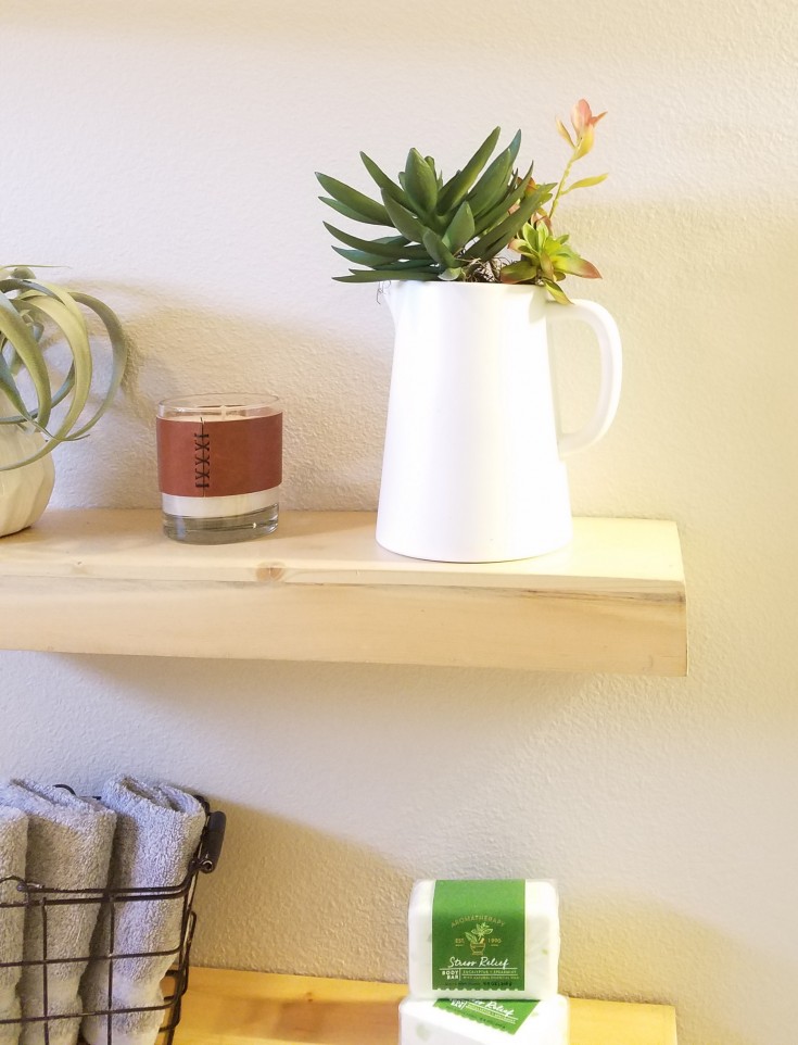 how to make an easy diy faux succulent planter out of a pitcher