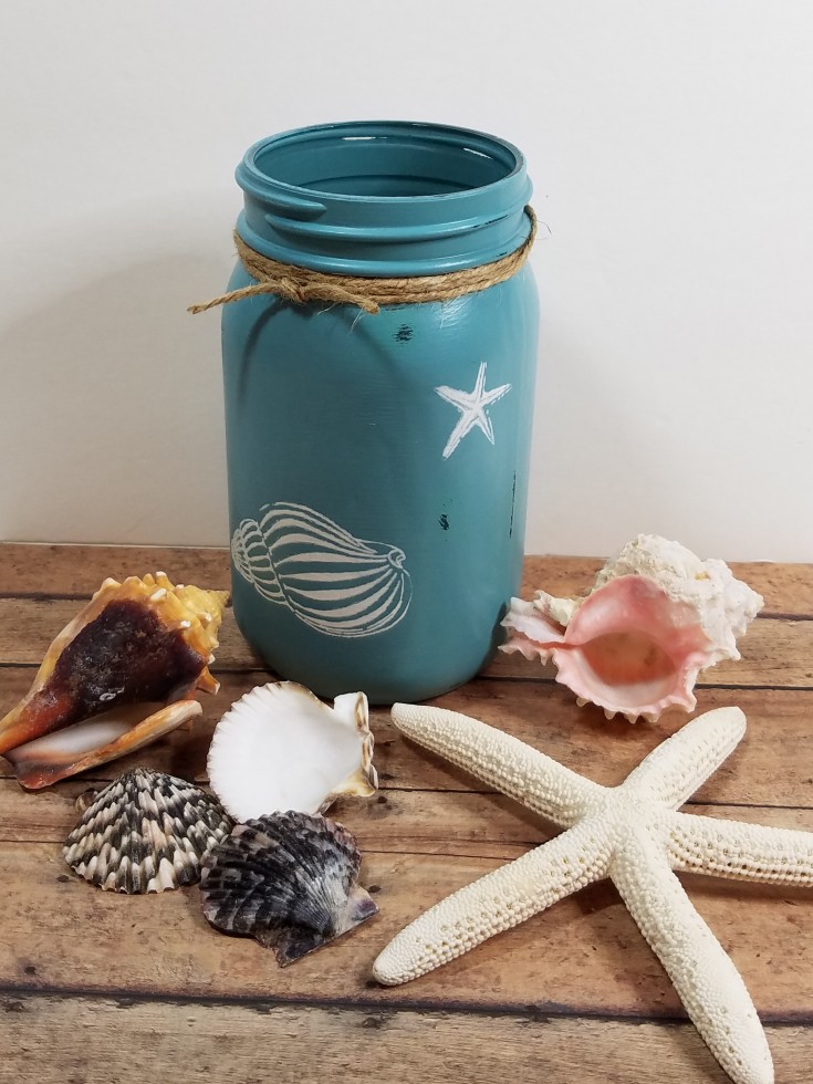 Diy Beachy Décor – Upcycled Jar - Mixed Kreations