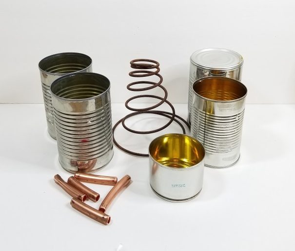 upcycling cans into wind clankers easily