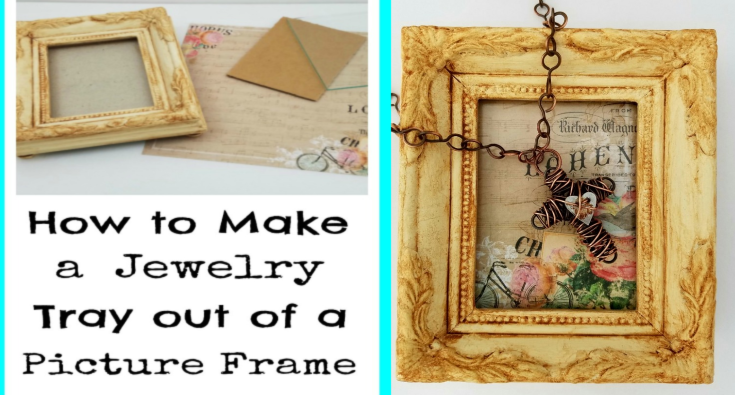 How to make a jewelry tray surprisingly easy upcycles