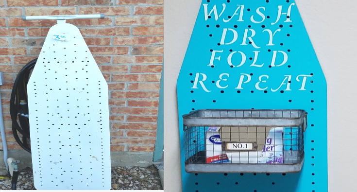 repurposed ironing board surprisingly easy upcycle