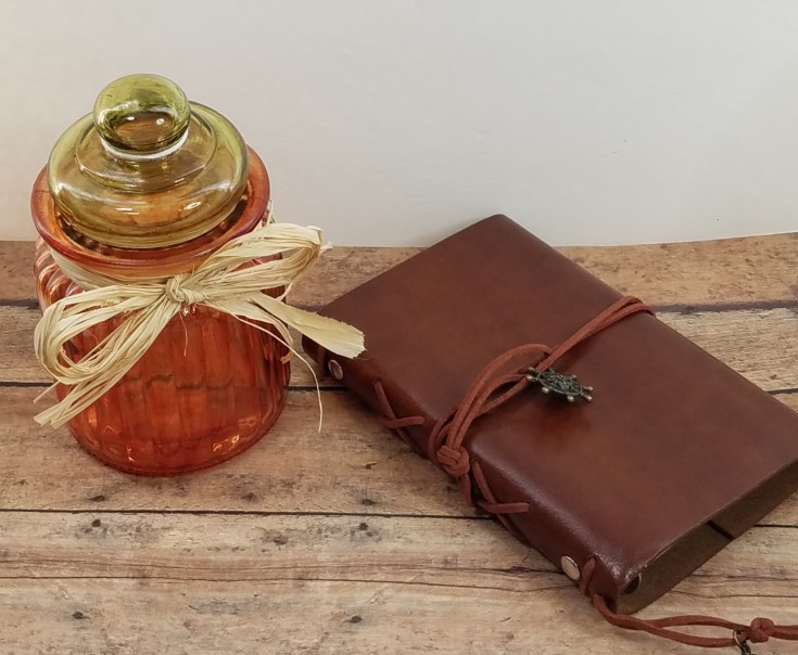 Dollar tree pumpkin jar using alcohol inks