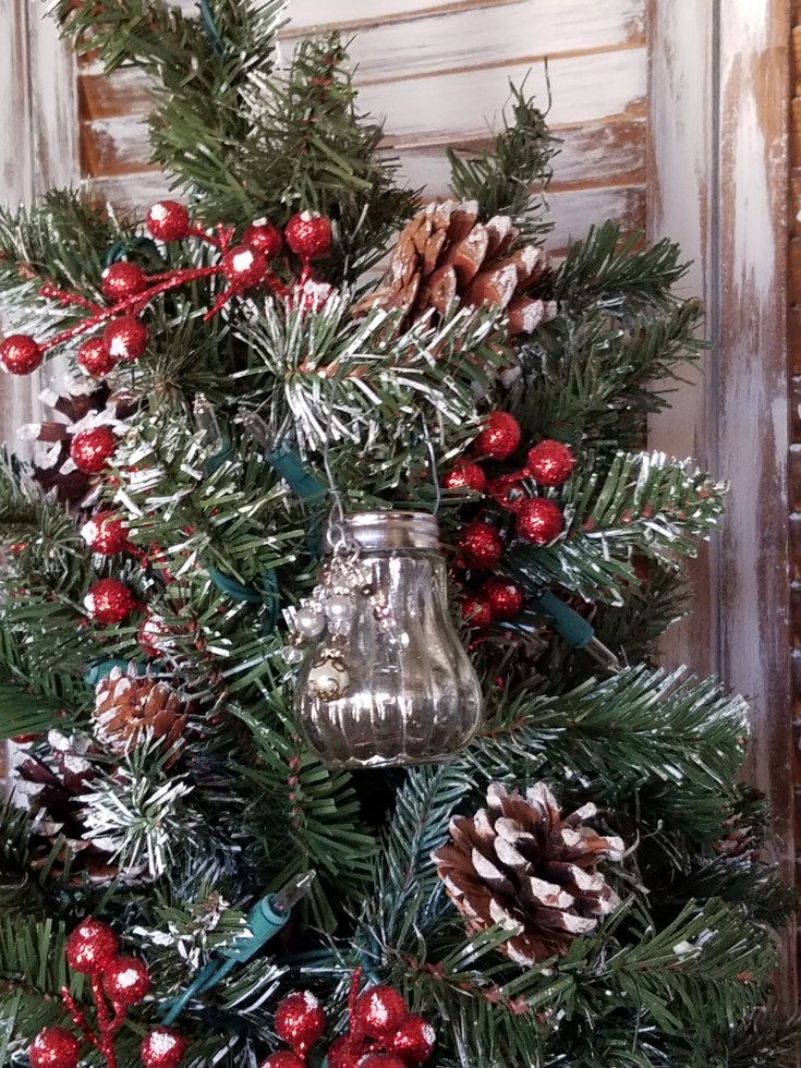 How to Make a Faux Mercury Glass Salt Shaker Ornament