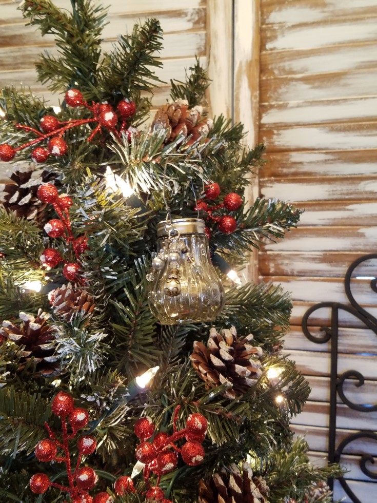 How To Make Easy Faux DIY Mercury Glass Christmas Ornaments