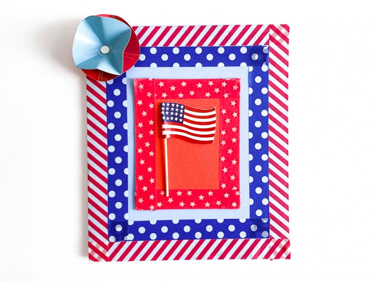 fourth of july greeting card