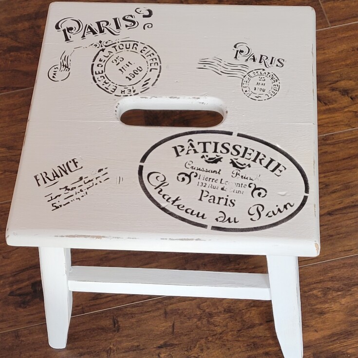how to french country stool