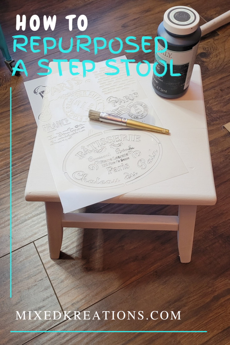 Diy French country stool