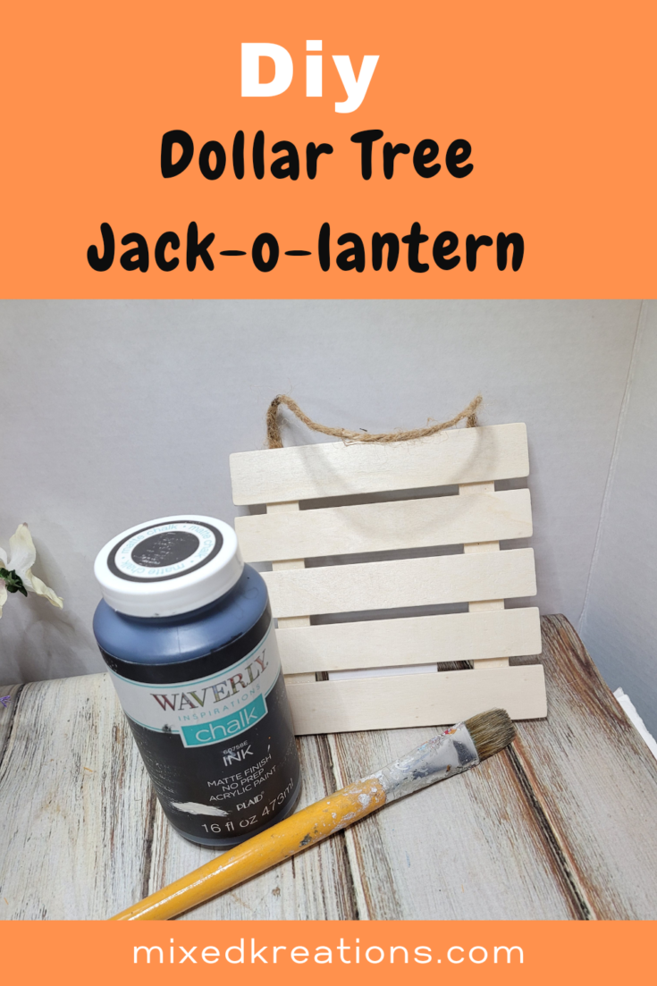 DIY Dollar Tree Jack-o-lantern 10