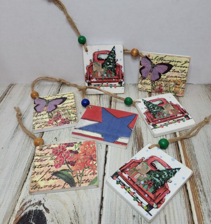 Handmade Wooden gift tags