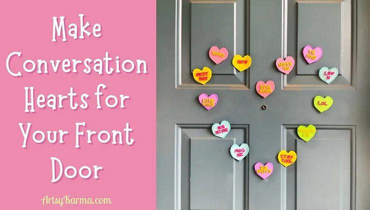 Diy valentine's day magnets