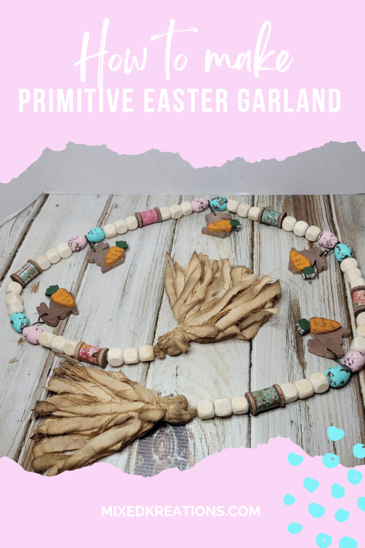 Primitive Garland for Easter