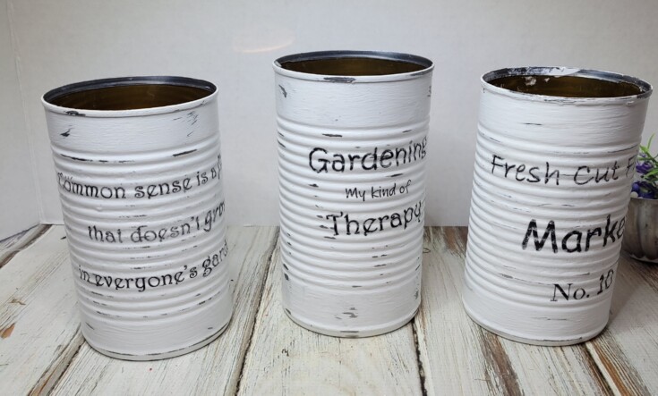 Reverse transfer tin cans