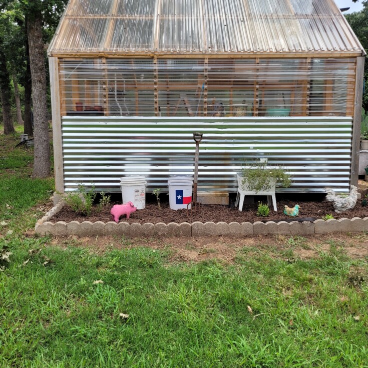 greenhouse flowerbed