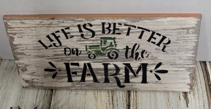 Farmhouse decor tile