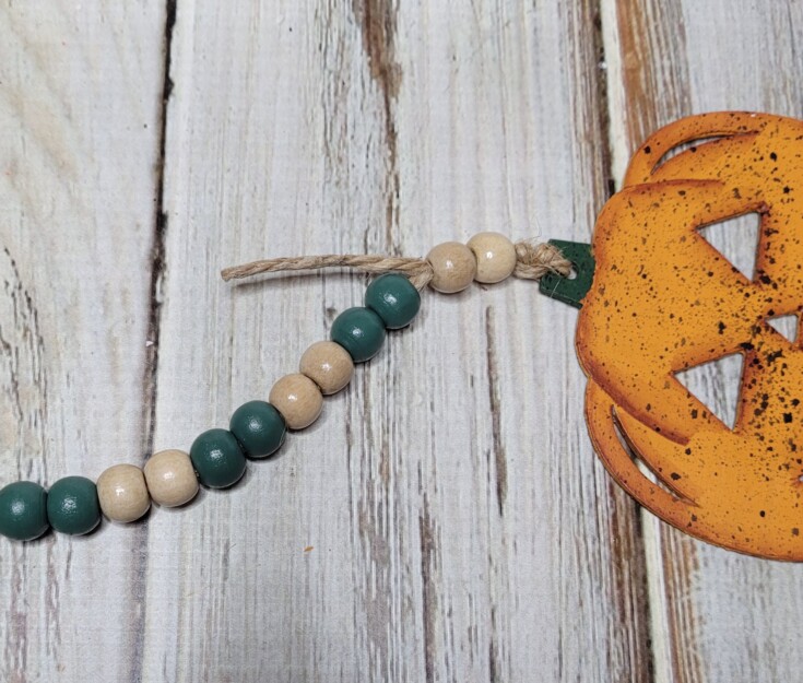How to make fall garland out of Dollar tree items