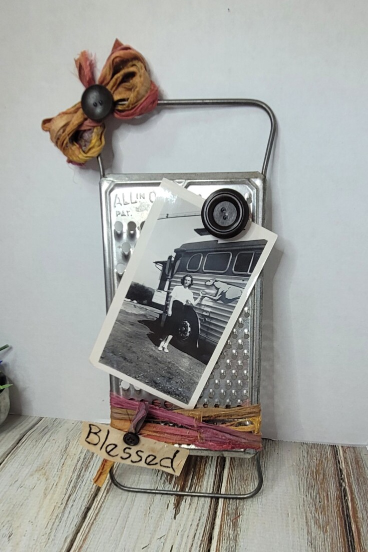 Vintage photo display